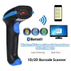 Scanners PDF417 streckkodsscanner trådlös laser 1D 2D QR Bluetooth streckkodsläsare USB -skanner 2D QR -kodläsare PDF417 Desktop Scanner