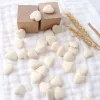 Blocks mamihome 20mm 150pc Wood Hearts Beads DIY Bracelet Accessories Food Grade Wooden Teething Toys Nurse Gifts Baby Teether