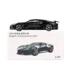 Voitures JKM 1:64 2019 Bugatti la Voiture Noire Super Car Modèle Diecast Car Metal Chassis Chassis Absorption Collection Modèle