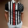 Herren Plus T-Shirts Polos Sommer Neues Herren-Polo-Shirt, Herren-Casual Short Sleeved Lapel T-Shirt, 3D-bedruckte Kurzärmel-Top-T-Shirts Tops