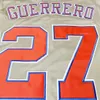 Camisetas masculinas Jersey de beisebol Montreal 8 Carter 27 Guerrero 45 Martinez 10 Dawson Jerseys costurando esportes de bordados ao ar livre T240507