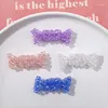 Charms 1PCS süßer Kinderkopfschmuck Joker Crystal Candy DIY handgewebte Perlenhaarpin-Haarzubehör Ohrringe Materialien