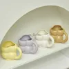 Tumblers Ceramic Mug Coffee Mugs Clouds زوجين من فنجان القهوة اللطيف كوب فقاعة هدية إبداعية 300 مل H240506
