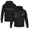 F1 Team Hoodie 2023 Formel 1 Driver Racing Hooded Sweatshirt Spring and Autumn Men Fashion Casual Zip Up Hoodie Sports Jacket Tops