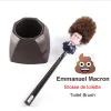 Brush Emmanuel Macron Brosse WC Brosse de Toilette Francia Presidente Trump Water Brush Funny