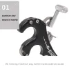 Pijl boogschieten release aids aluminium legering 4 vingerduim hendel trigger grip grip remklauw dispenser release aids samengestelde boogafgifte hulpmiddelen