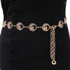 Belts 2000 Star Taist Chain for Femme Girl Cool Decorative Belt Body Bielry