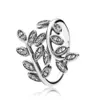 Оптовая жизнь кольцо дерева 925 стерлинговое серебро с бриллиантами CZ для высококачественных ювелирных изделий с оригинальными коробками Ladies Ring3218018