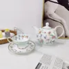 Designer Ceramics Tea sets w flower danse papillon clair luxe de luxe