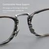 2024 Японские квадратные очки Рамки женщины модные оптические миопия рецептурные очки мужчины ацетатные полные ободки 240430