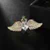 Броши моды моды Athestone Angel Pin для женской одежды платье свитера для ювелирных аксессуаров подарки