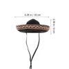 Abbigliamento per cani Sombrero Hat Mini Pet Forniture Small Fiesta Cinco de Mayo Cappelli da testa Cappello CATTO CATTO Vestiti Messicano