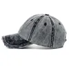 Ball Caps Unisexe Washed Cotton Cap de haute qualité Denim Baseball Plain Men Femmes A réglable