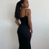 Элегантный Bodycon Maxi Dres Лето 2024 г. Рукокачие без спины сексуальные наряды вечеринка клуб сарафан