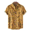 Camisas casuais masculinas luxuosas camisetas masculinas originais para homens estilo homem homem t-shirt tiki roupas de moda camisetas sociais de pólo havaiano y240506