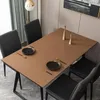 Table de table en cuir nappe sans lavage nordique de café de café couleur couleur