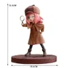 Kawaii anime spy x Family Action Figure toys pvc Anya Detective Figures décoration de bureau cadeaux mignons pour enfants 240506