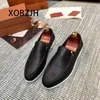 Driver Black Cow Leather Flats Mocasines Fashion Logs Chaussures pour hommes Femmes Femmes Haute qualité Slip on Sneakers 240506