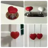 Plunkare Creative Handle Toalett Press Button Heart Formed Press Tank Tryck Switch Toalett Badrum Dekoration Vatten Press Flush -knapp