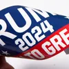 Trump -Autoaufkleber 7.6*22 cm Autoaufkleber US -Flaggen Aufkleber Keeping America Great 2024 Trump Fahrzeugaufkleber
