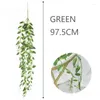 Decoratieve bloemen bruiloft Arch decoratie multifunctionele plastic lichte lichtfast simulatie groen planten muur decor planten klimmen ratans hangen