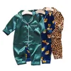 Vêtements Ensembles de pyjama pour enfants Ensemble bébé ensemble Childrens Vêtements garçons et filles Vêtements Ice Silk Satin TOPL2403