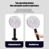 Zappers 23 Nuova Mosquito Electric Mosquito Electric Swatter 2in1 USB Litio Batteria ricaricabile Multifunzionale potente Mosquito Killer Lampada