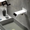 Смесители раковины ванной комнаты роскошные настенные настенный кран современный дизайн