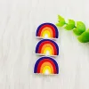 Blocks 50 / 100pcs BPA Mini Free Mini Silicone Rainbow Beads Rodeurs Toys Toys Baby Products Tiny Rod Pandants