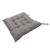 Coussins carrés de chaise solide massive tampons de siège avec cordon pour patio canapé de voiture à domicile tatami décor couleur emmorouillée douce