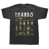 T-shirts masculins merci scientifique scientifique T-shirt Summer Femmes Men Hommes Slve École T-shirts Coton Tshirt Tops H240506