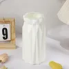 Vases Nordic Flower Vase White Plastic Pot Home Salon Room Ornement Ornement de mariage Arrangement floral décor