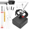 Dual Action Airbrush Spray Gun Air Compressor Kit Art Painting Tattoo Manicure Craft Cake Spray Model Air Brush Nail Tool Set 240423