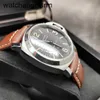 Wrist Wrist Gatch Panerai Strap en caoutchouc Steel Céramique Titanium Métal Machinerie Automatique Machinery Men's Luminor Series PAM01005 Diamètre 44 mm