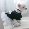 Hundekleidung Spitze Prinzessin Haustierkleid für Hunde kleine Welpe Katze Tutu Sommerparty Rock Kleidung Chihuahua Yorks Bowknot -Kleider