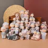 Miniaturen Parren Wedding Statue Ouderliggend jubileum Figurine Figurines Toppers Grootouders houden van sculptuur Taarten eeuwen oude ouders de bruid