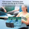 Amplifiers Hoce 12 Inch 3d Screen Amplifiers Folding Hd Mobile Phone Screen Magnifier for Curved Enlarged Smartphone Movie Amplifying