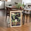 Papiere Vintage Black Brown Ausstellung Wall New Art Flower Market Leinwand Galerie Personalisierte rahmenlose Poster für Schlafzimmer J240505