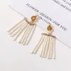 Charms 1pcs pendentif chinois Antique glots d'oreilles perlées à la main tissées à la main pour les fournitures de fabrication de bijoux