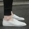 Chaussures décontractées sans bretelles nez ronds blancs d'été Sneakers hommes le plus vendu produit 2024 Tendances sportives S