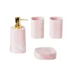 Sets 1PC European Badezimmer Waschset Keramik Seifenspender Parfümflaschen Seifenschale Mundspülung mit Tablett Heimatbadzubehör
