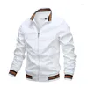 Vestes pour hommes Spring and Automne Leisure Zipper Mode Mandarin Outdoor Camping Sports Clothing Windproofproof