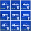 Uitrustingen 5 ~ 200 pcs G1/8 1/4 Draad tot 2,8 ~ 12 mm PP Pagoda Directe connector Aquariumtankluchtpomp Adapter Irrigatiesysteem Langlanggewricht