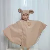 Swimwear Korea 2024 Nieuwe kinderen schattige regenjas beer mantel regenjas waterdichte baby regenjas voor meisjes jongens 14 jaar kinderen