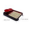 Dinnerware Sets Cold Noodle Plate Tray Rectangular Sushi Japanese Dish Abs Udon Noodles