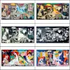 Beroemde Picasso Wall Art Reproductie Guernica Posters en prints Afdrukken Afdrukken voor thuiskamer Decor Abstract canvas schilderijen