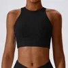 Hearuisavy running shock-absorbing vest womens gym top womens sports bra fitness exercise yoga bra sports bra womens yoga suit 240430