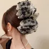 Autre Summer Sweet Sweet Multi-couche Mesh Tulle Big Bow Hair CL Clips pour les femmes Elegant Bowknot Ponytail Clip Accessoires de coiffure