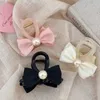 Headbands Girls Claw Pins and Bow Clipping Fairy 2024 Pearl Pop Retro Designer Korean Crab Pop Sweetheart New Q240506