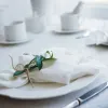 Pads hochwertige 100% Leinen Servietten Restaurant Hochzeit Abendessen Festkörpertuch Pure Leinen klassische Home Table Serviette